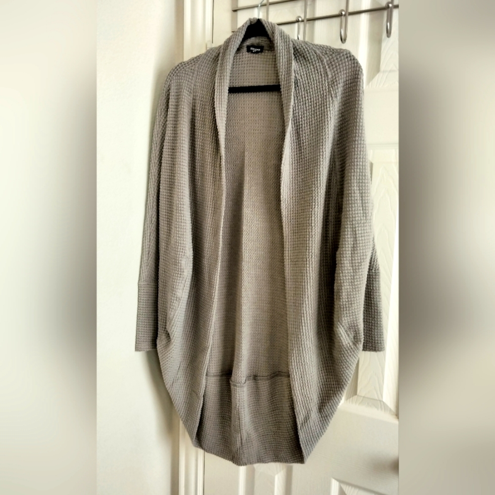 Women's Long Sweater. Taupe. Sml - Med Size.
